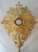 French Antique Baroque Exposition Monstrance